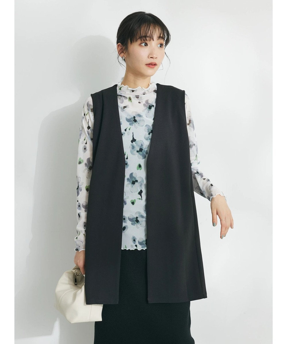 CRAFT STANDARD BOUTIQUE ジョーゼットロングジレ 