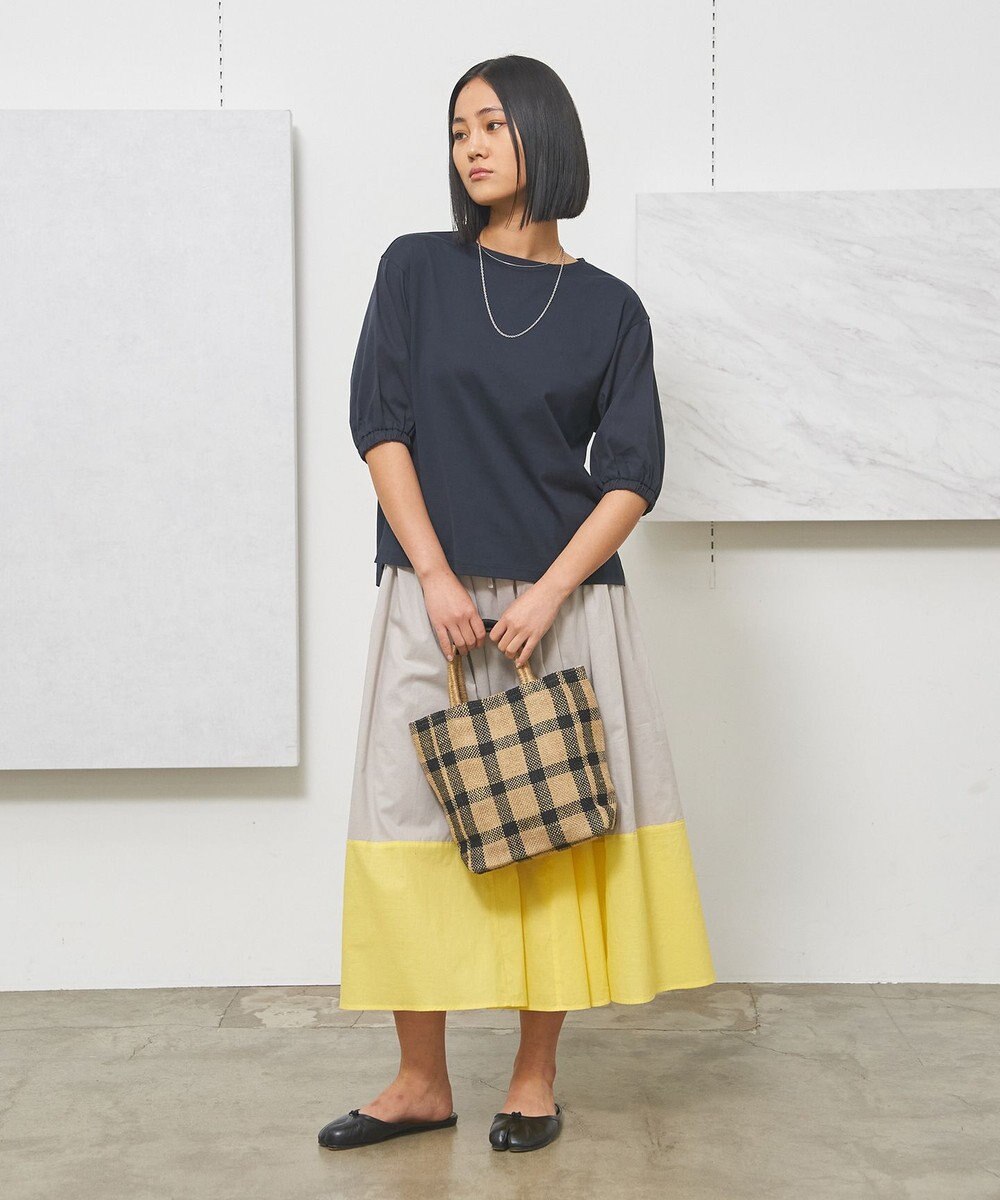 J.PRESS YORK STREET 【WOMEN】ツイストスリーブジャージ プルオーバー 