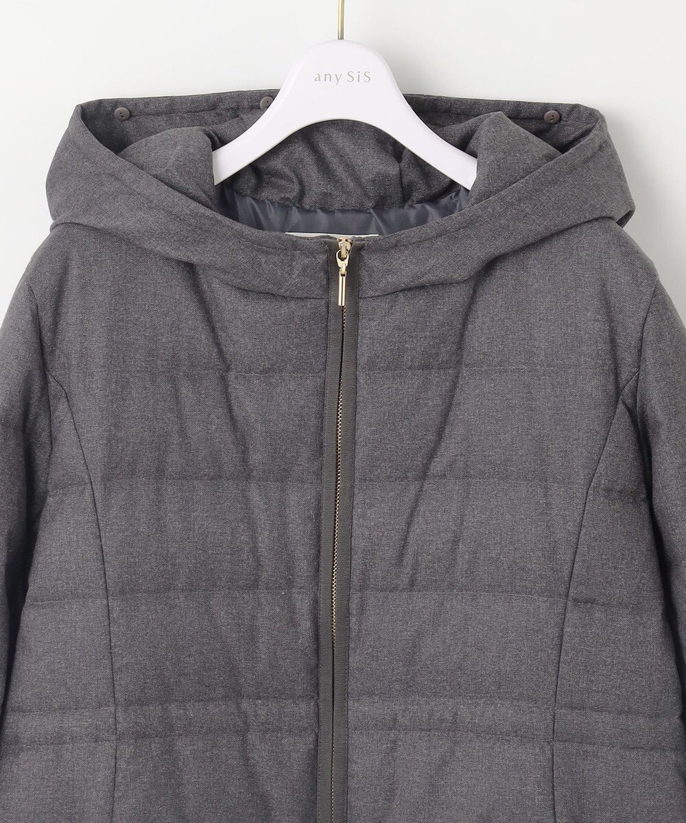 ANY SIS S 【撥水・洗える】リッチファーフードロング ダウン 