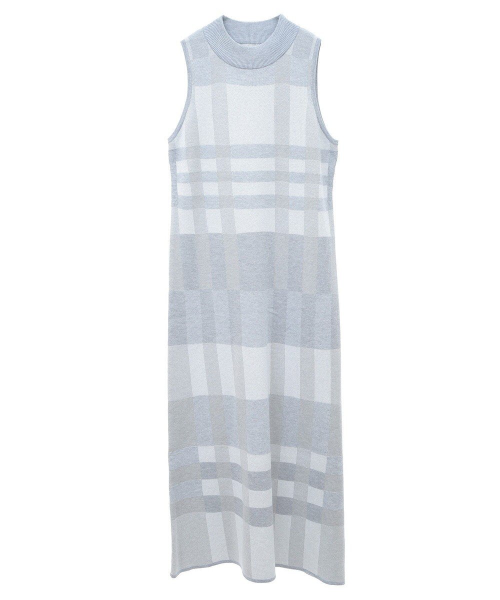 earth music&ecology Ｓｅｔ２点ショートニット＋チェックワンピース 