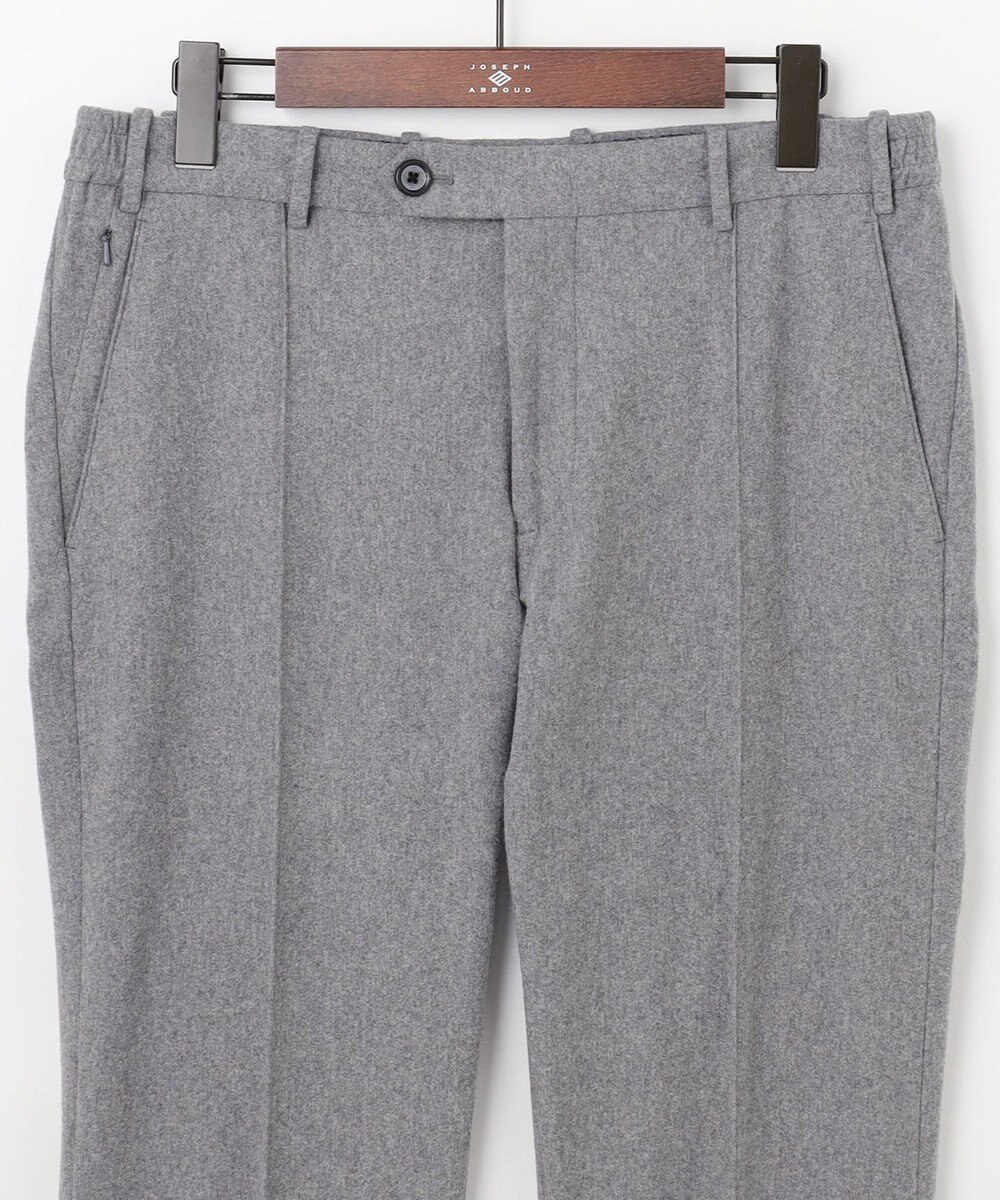JOSEPH ABBOUD 【ウエストも伸びる！/ハイパワーストレッチ/洗える】2WAYストレッチ メルトンジャージーパンツ 