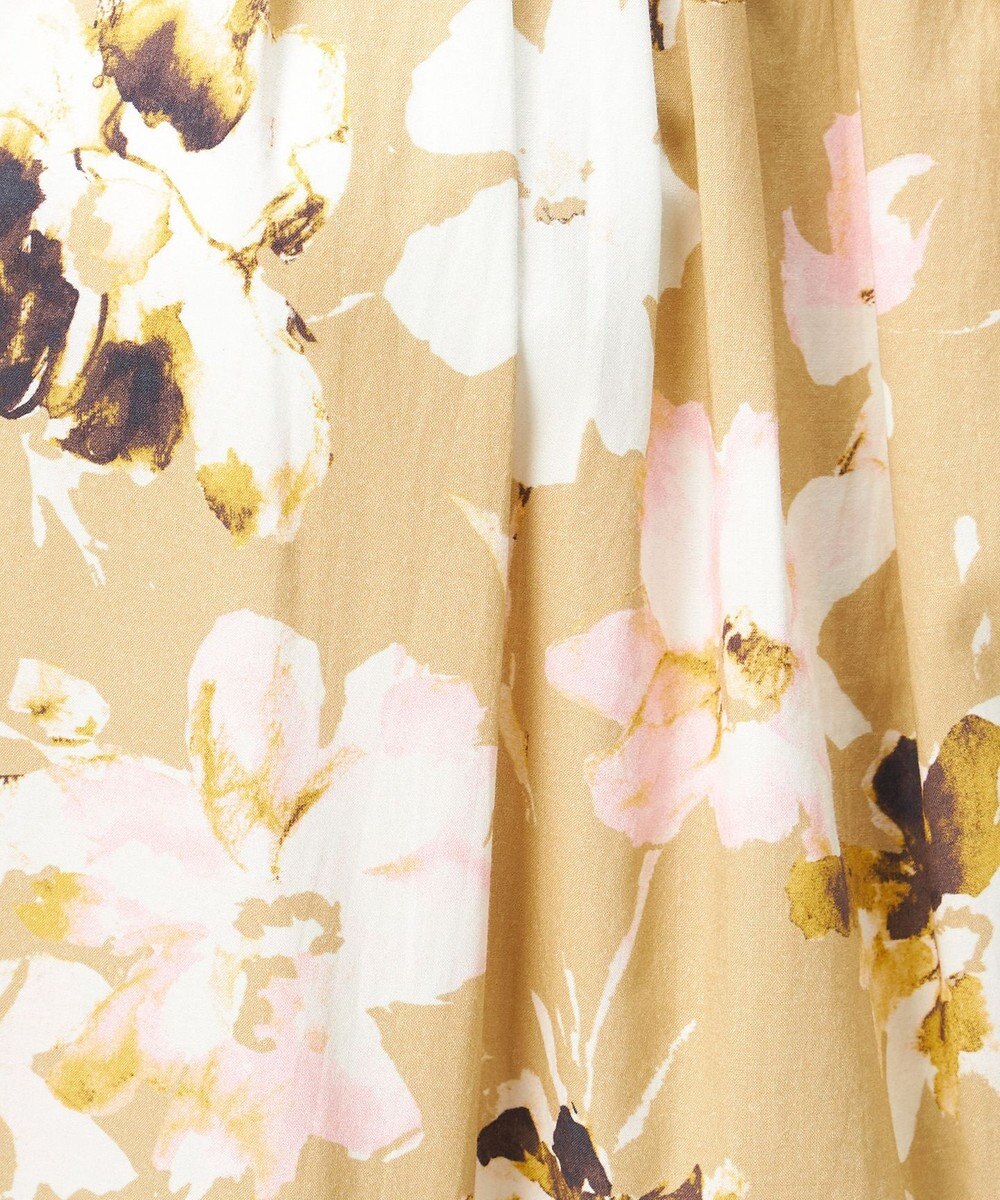 23区 【GOLD LABEL】ペインティングフラワープリント ワンピース 