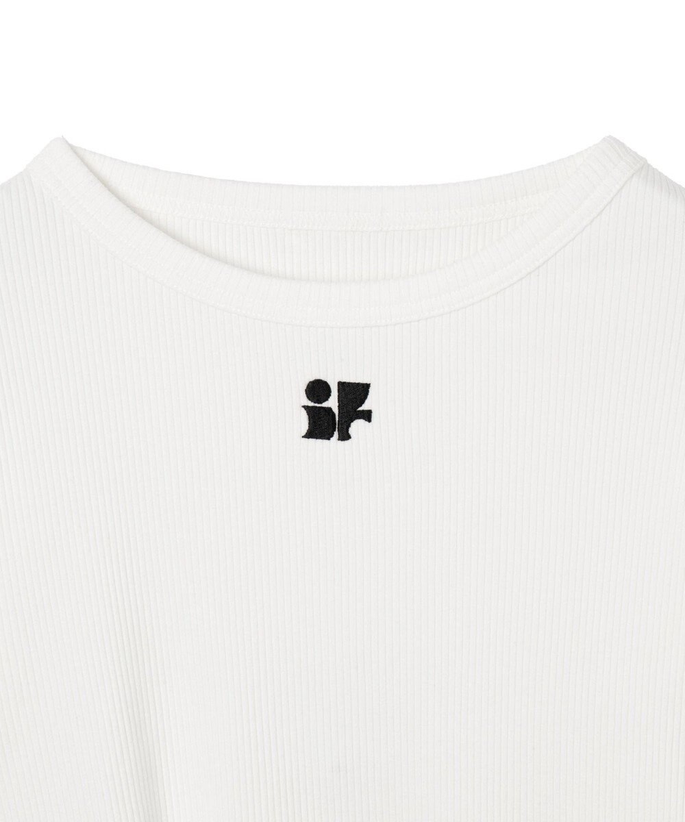 WEGO ワンポイントデザインフィンガーホールリブロンT 