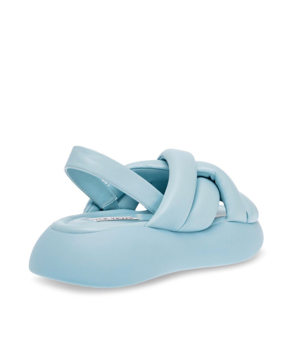 STEVE MADDEN HAZZIE 厚底パフィーストラップサンダル 
