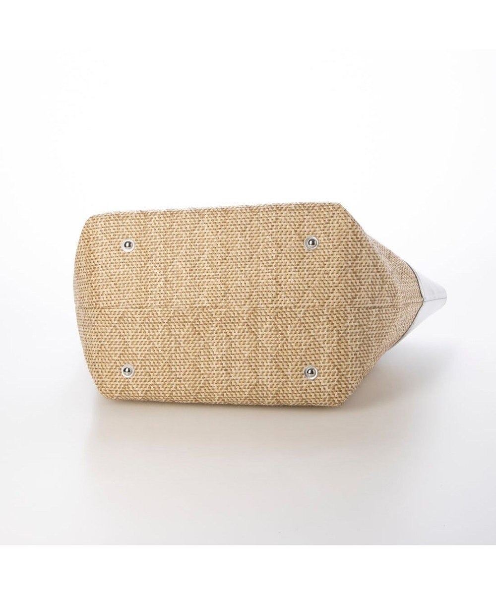 UNBILLION ペルケ perche / 雑材風×牛革付属トートバッグ 