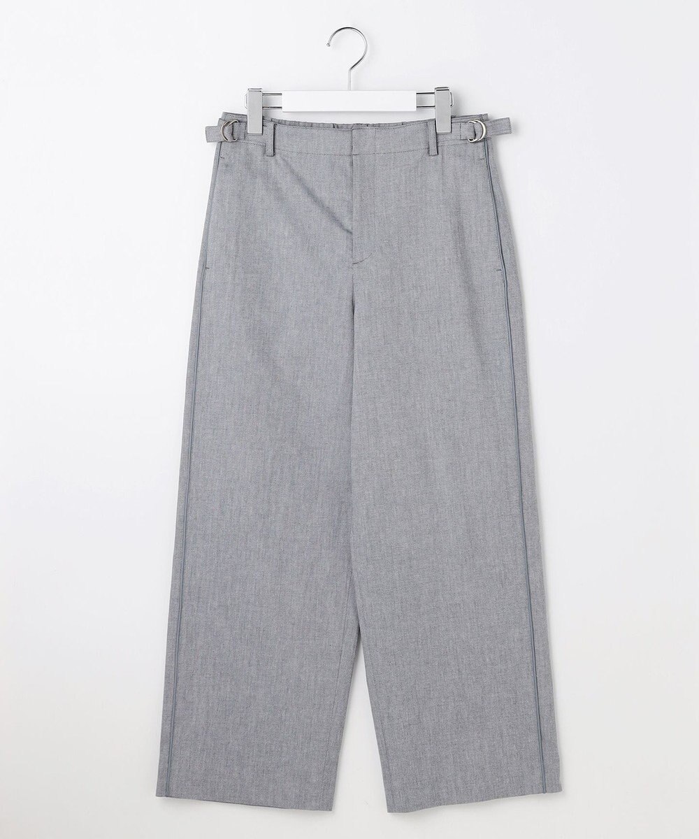 J.PRESS LADIES S TCリネン ドライツイル ストレート パンツ 