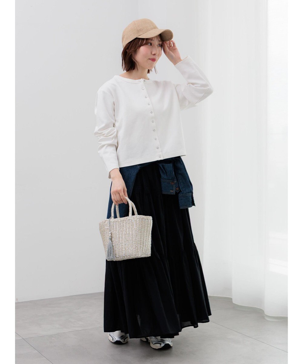 Te chichi カットソークルーネックカーディガン 