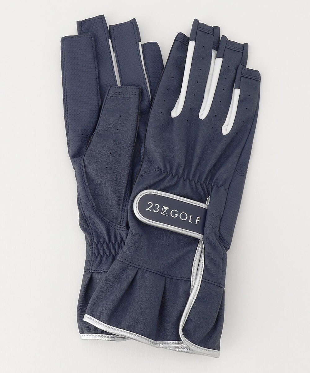 23区GOLF 待望の新デザイン【WOMEN】ネイルケア グローブ 