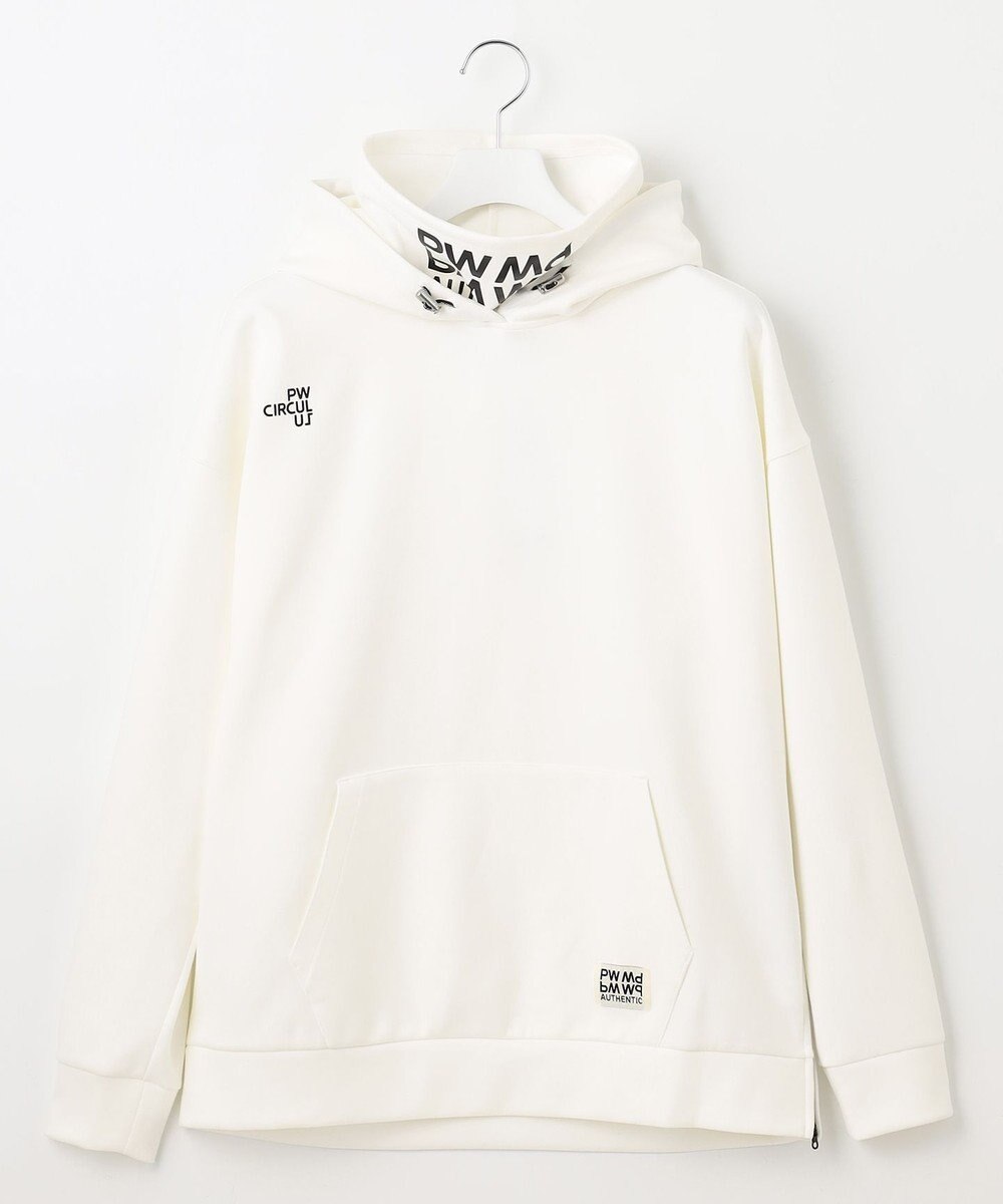 PW CIRCULUS 【MEN】スエード調 デタッチャブルフーディ 