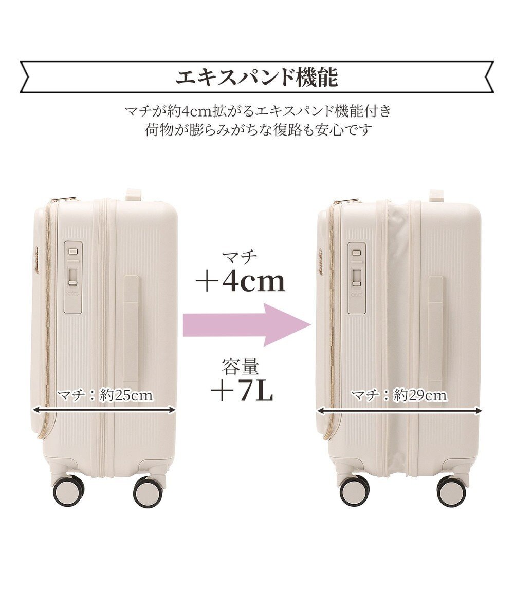 ACE BAGS & LUGGAGE Jewelna Rose エルダートローリー 機内持込 ボトルホルダー付 34~41L 05401 ジュエルナローズ cs 
