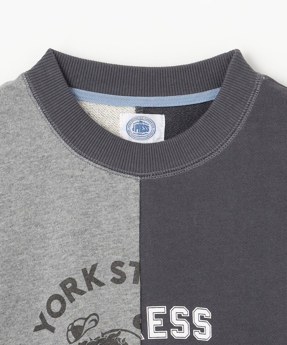 J.PRESS KIDS 【140-170cm】パッチワーク ブルプリント トレーナー 