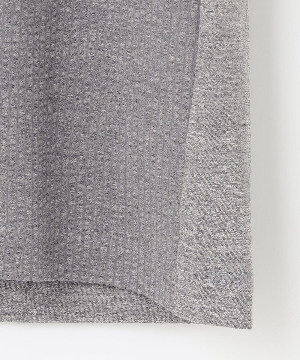 JOSEPH ABBOUD 【オーガニックコットン使用】JOE COTTONサッカーVネック Tシャツ 