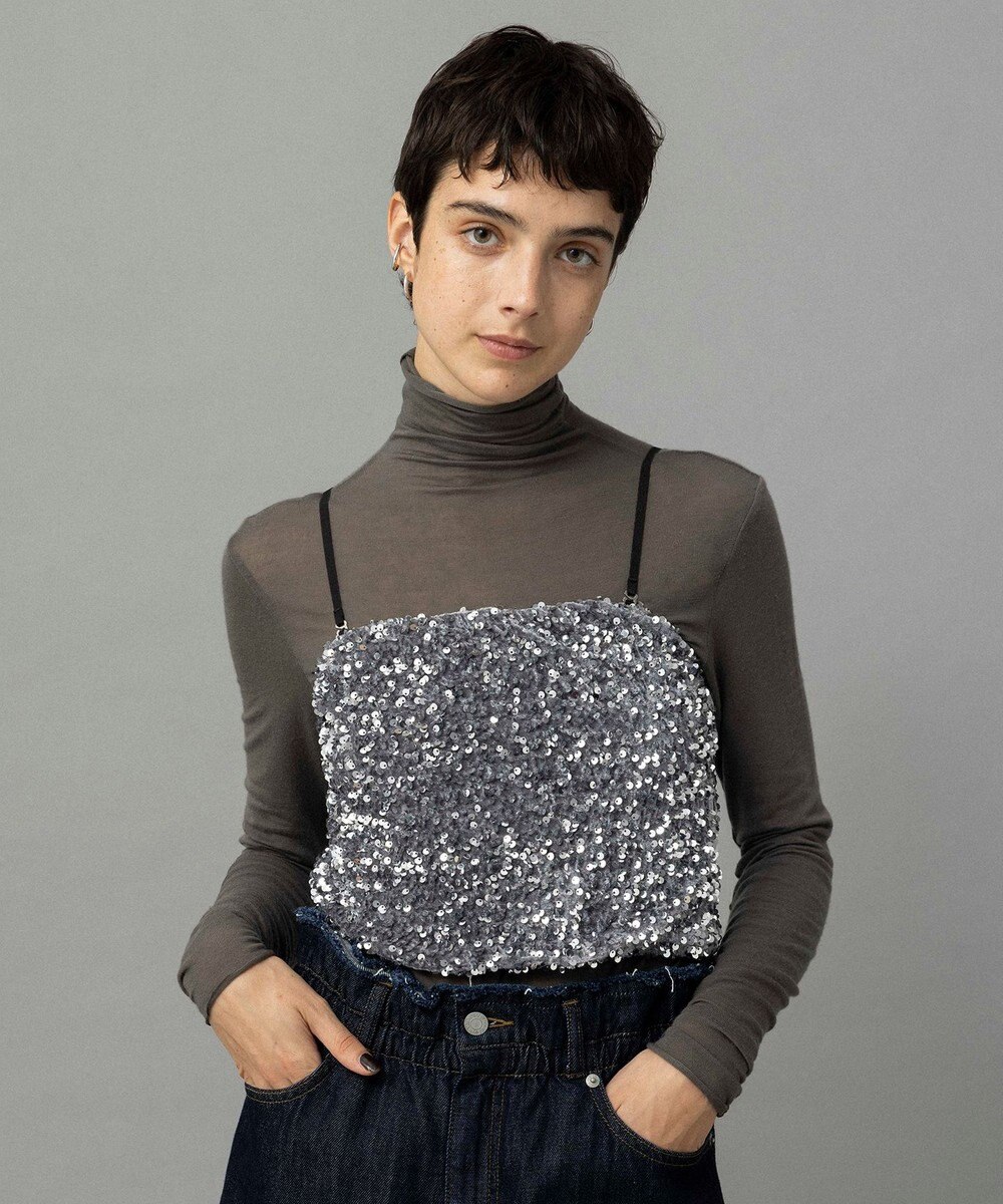 NAVE 【ReNAVE・洗える】シルク混シアータートル 