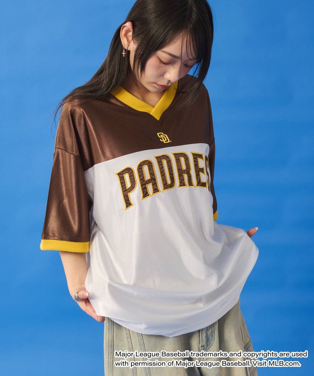 WEGO 【ユニセックス着用ITEM】別注MLBメッシュゲームグラフィックT（SS） 