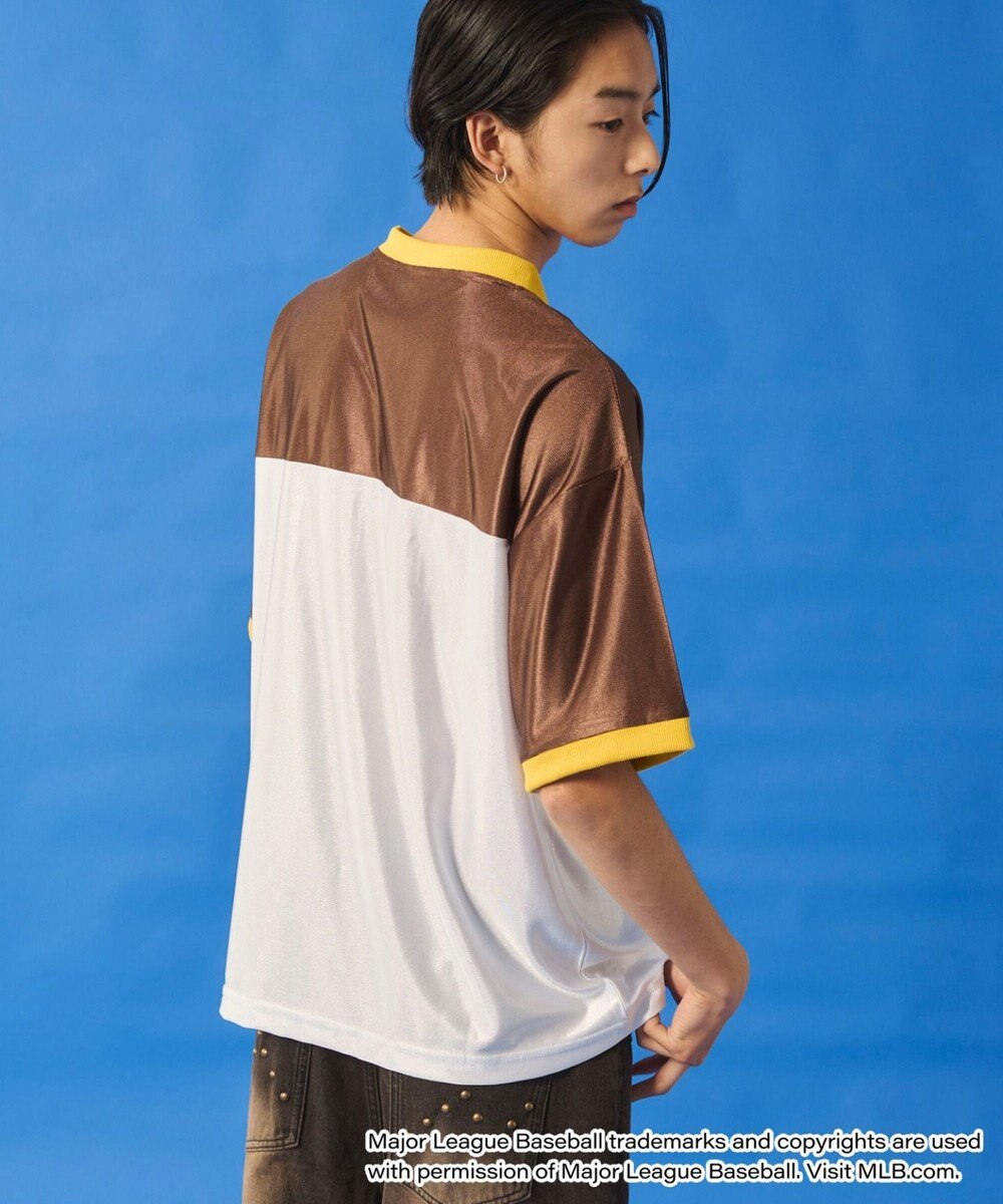 WEGO 【ユニセックス着用ITEM】別注MLBメッシュゲームグラフィックT（SS） 