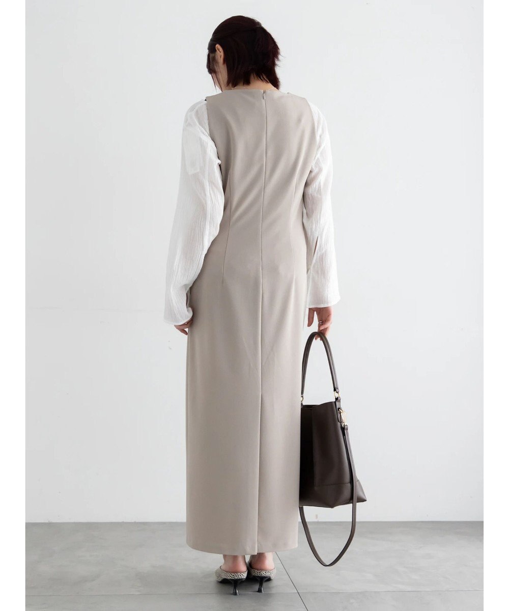 Te chichi ドレープ I ラインワンピース【AOYAMA FASHION ASSOCIATION × Te chichi】 