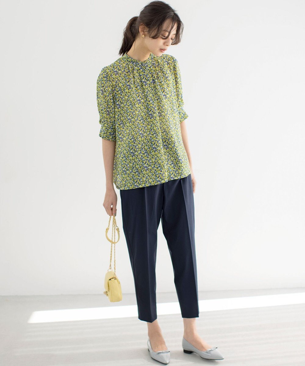 組曲 S ミニフラワープリント ブラウス 