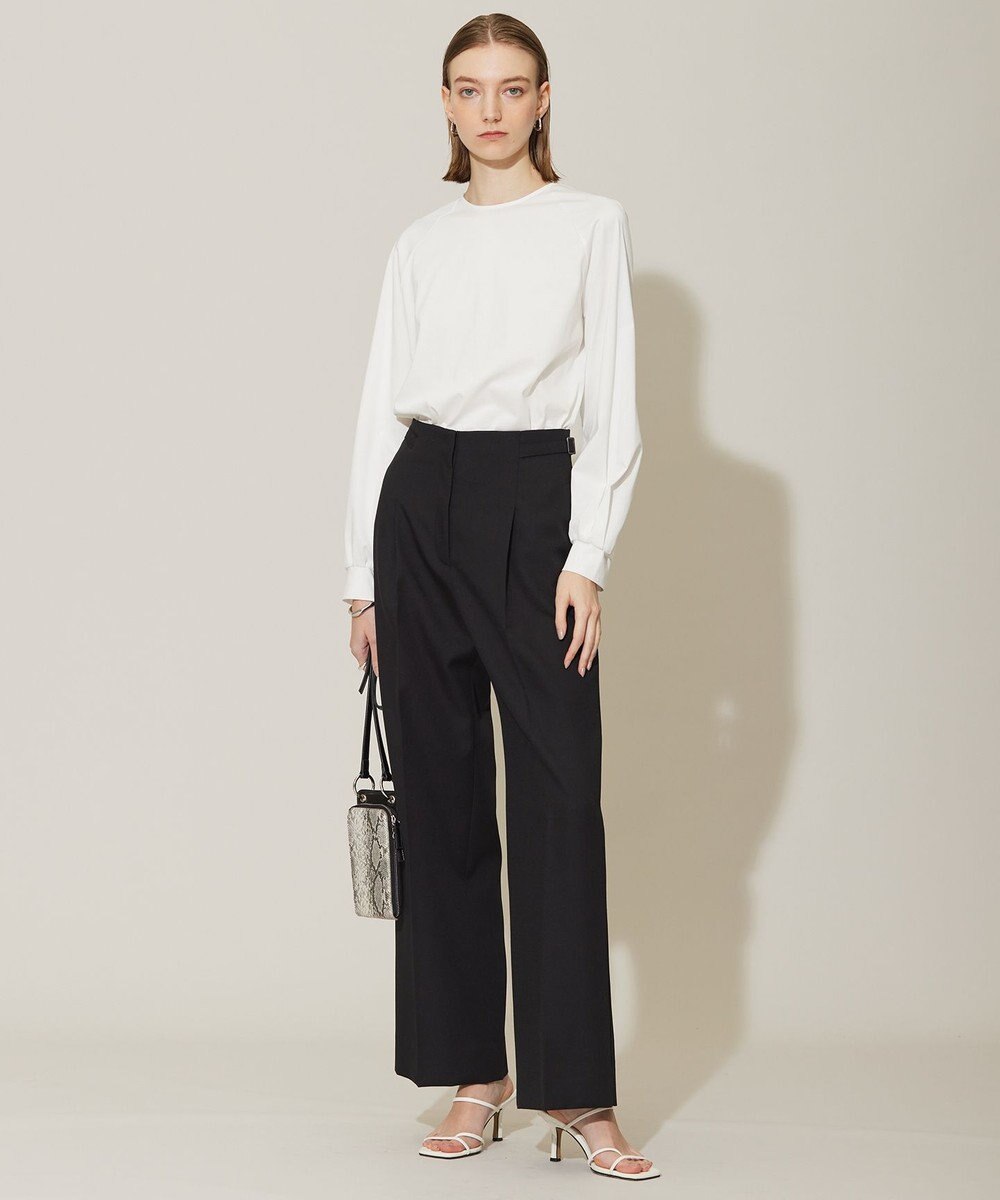 ICB 【洗える】ドライギャバ ワイドグルカパンツ 