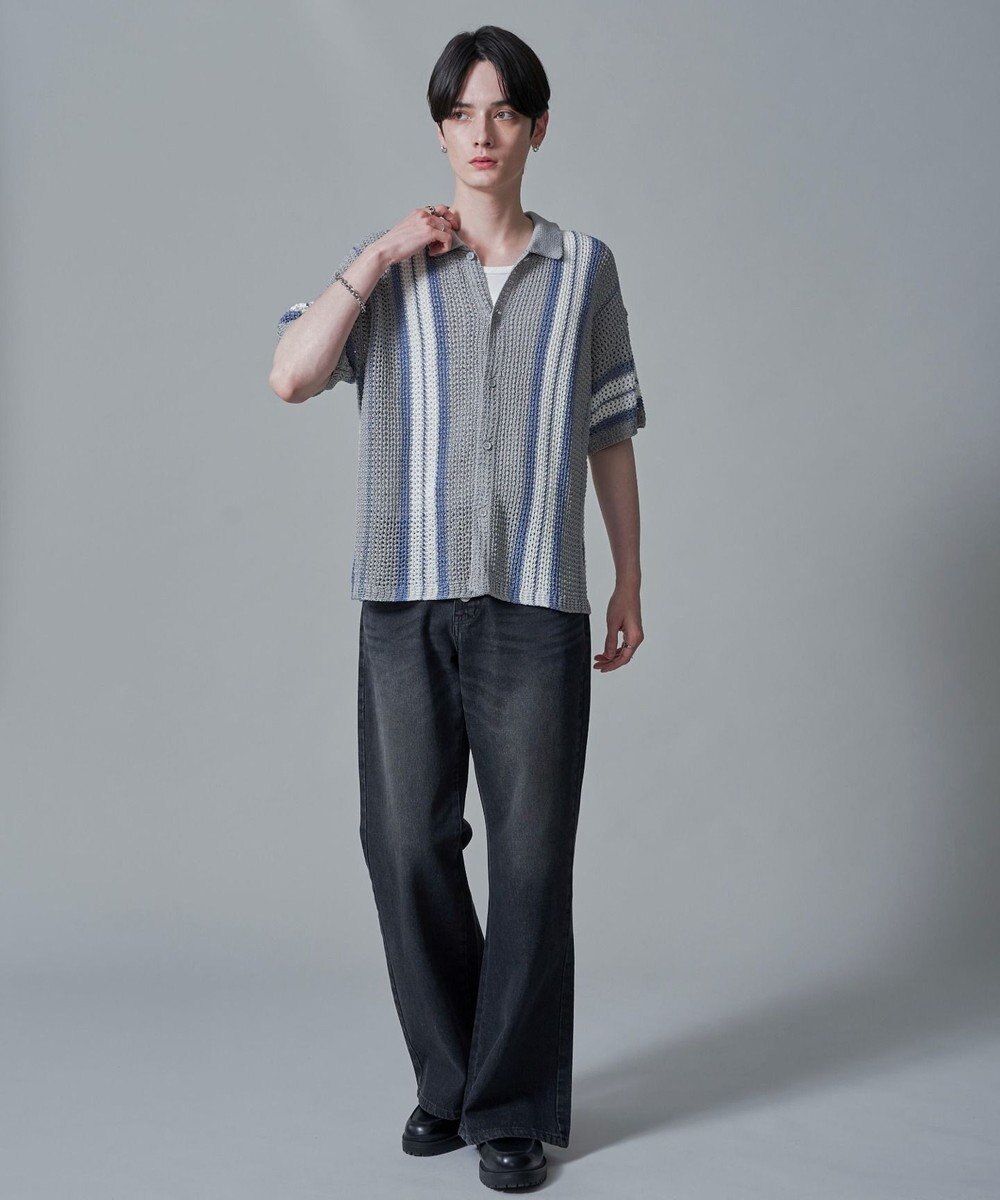 WEGO ラインニットシャツ（SS） 