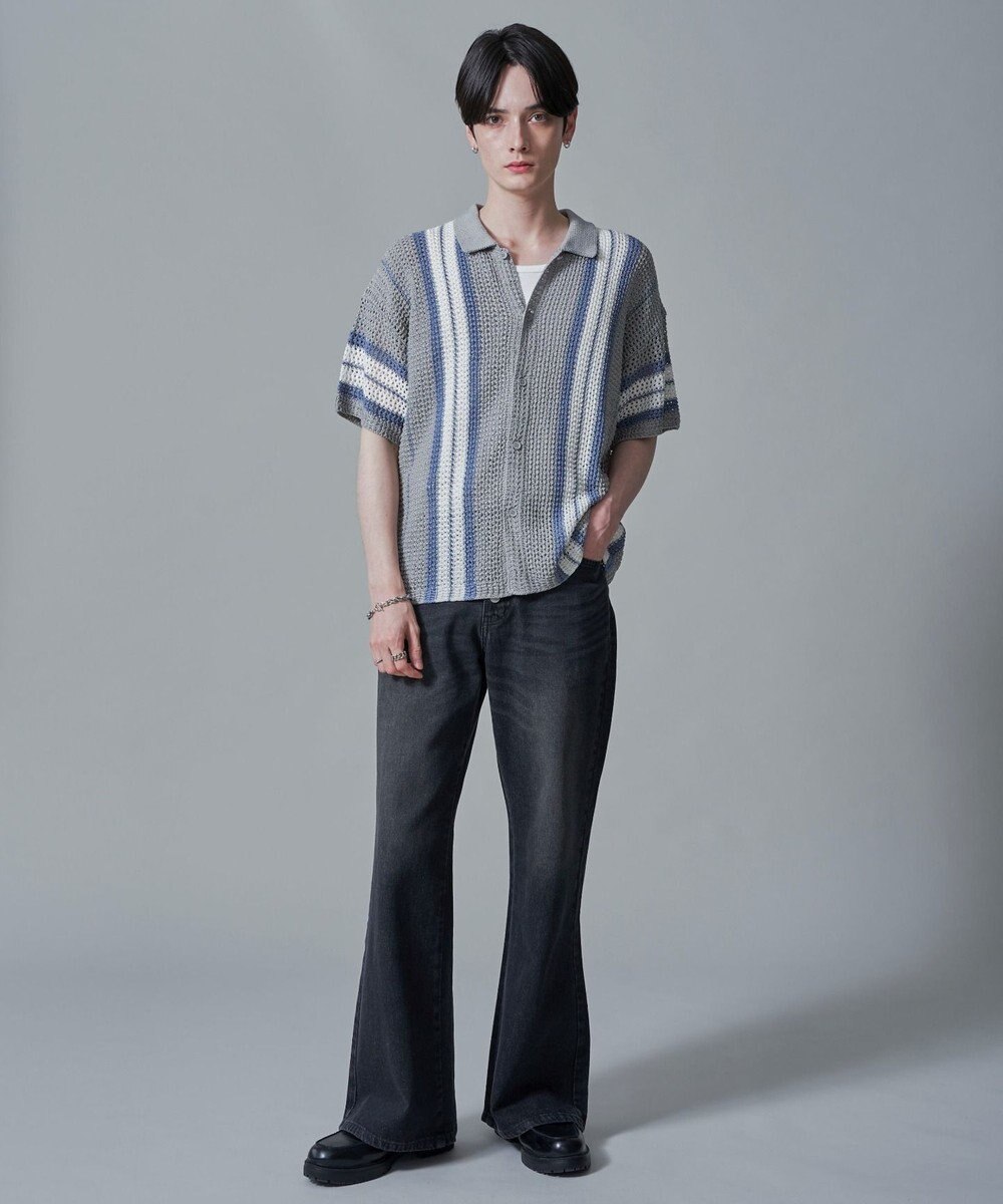 WEGO ラインニットシャツ（SS） 