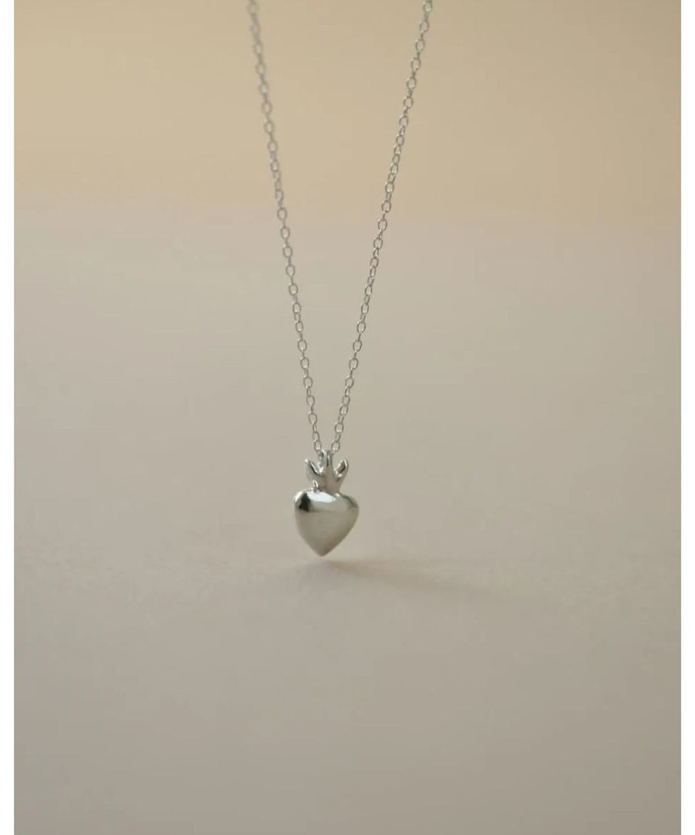 yoaa シルバー925 メラメラネックレス 