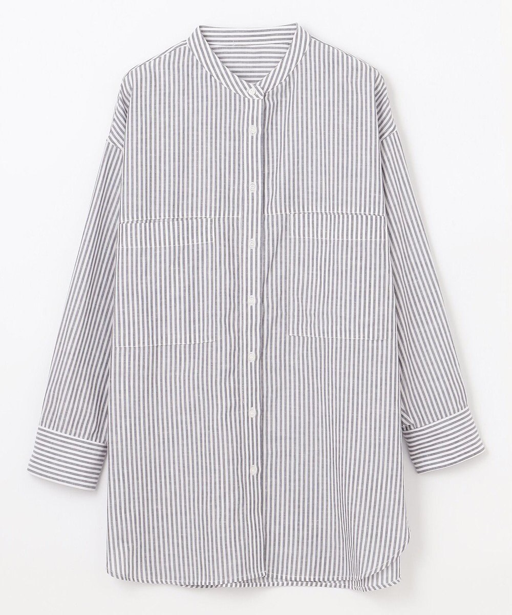 ANY L コットンリネンシャツ 