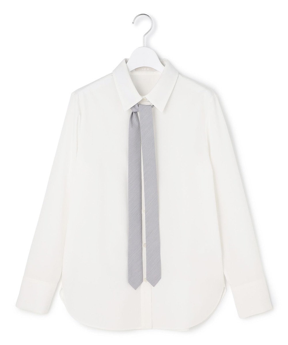 ICB 【先行予約・2WAY】 クリーンブロード タイ付きシャツ 