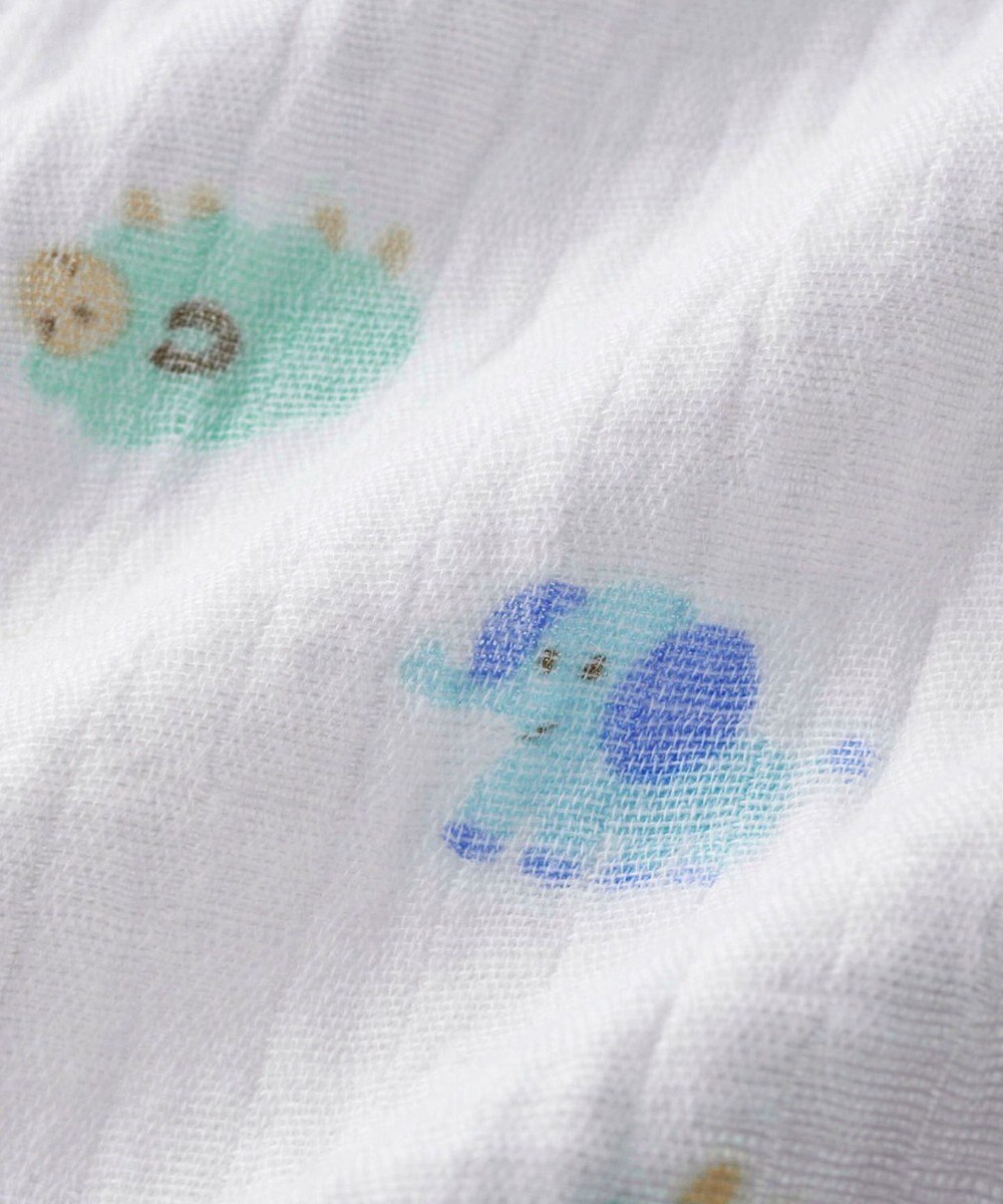 MIKI HOUSE HOT BISCUITS 二重織ガーゼのマルチケット 