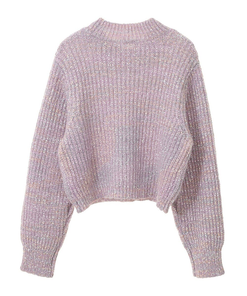 earth music&ecology ブラッシュヤーンニットプルオーバー 