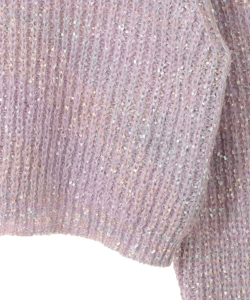 earth music&ecology ブラッシュヤーンニットプルオーバー 