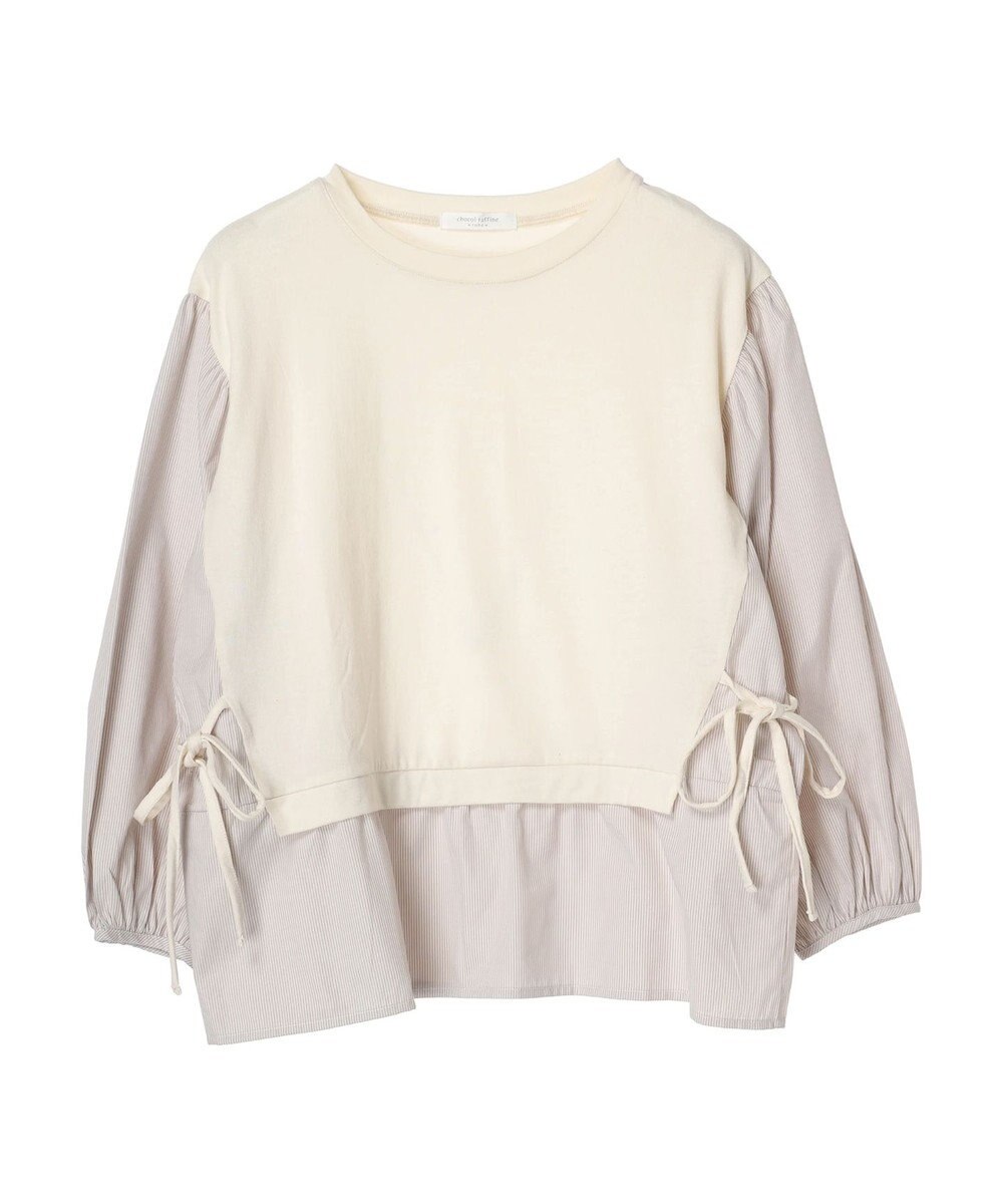 Green Parks 脇リボンドッキングプルオーバー 