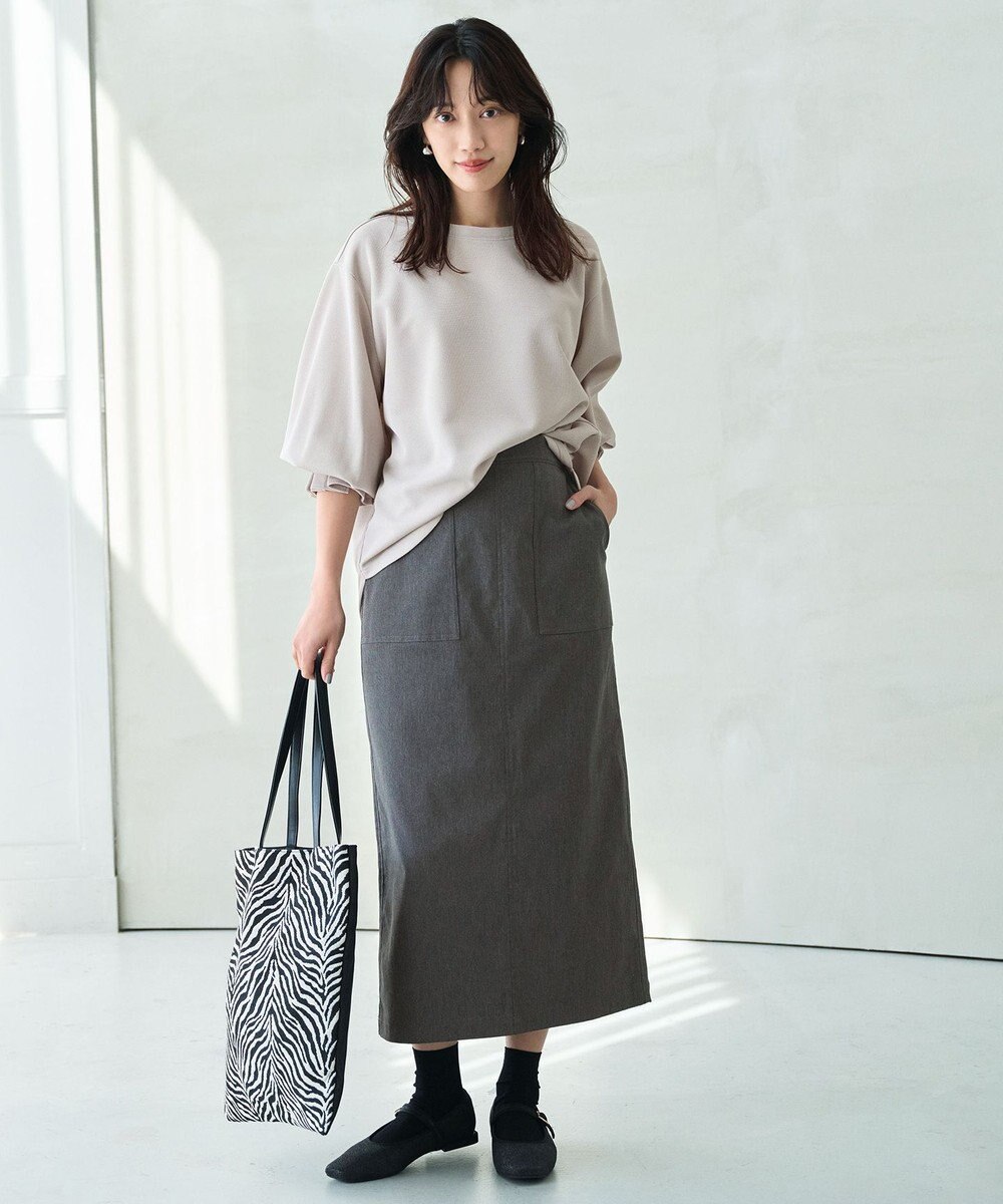 ANY L 【ウエストゴム】ベイカースカート 