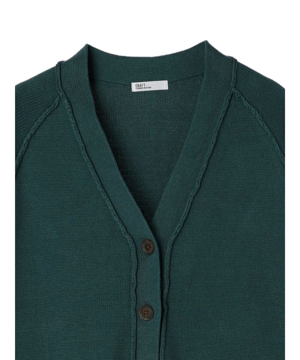 CRAFT STANDARD BOUTIQUE Ｖネックアウトリンキングカーディガン 