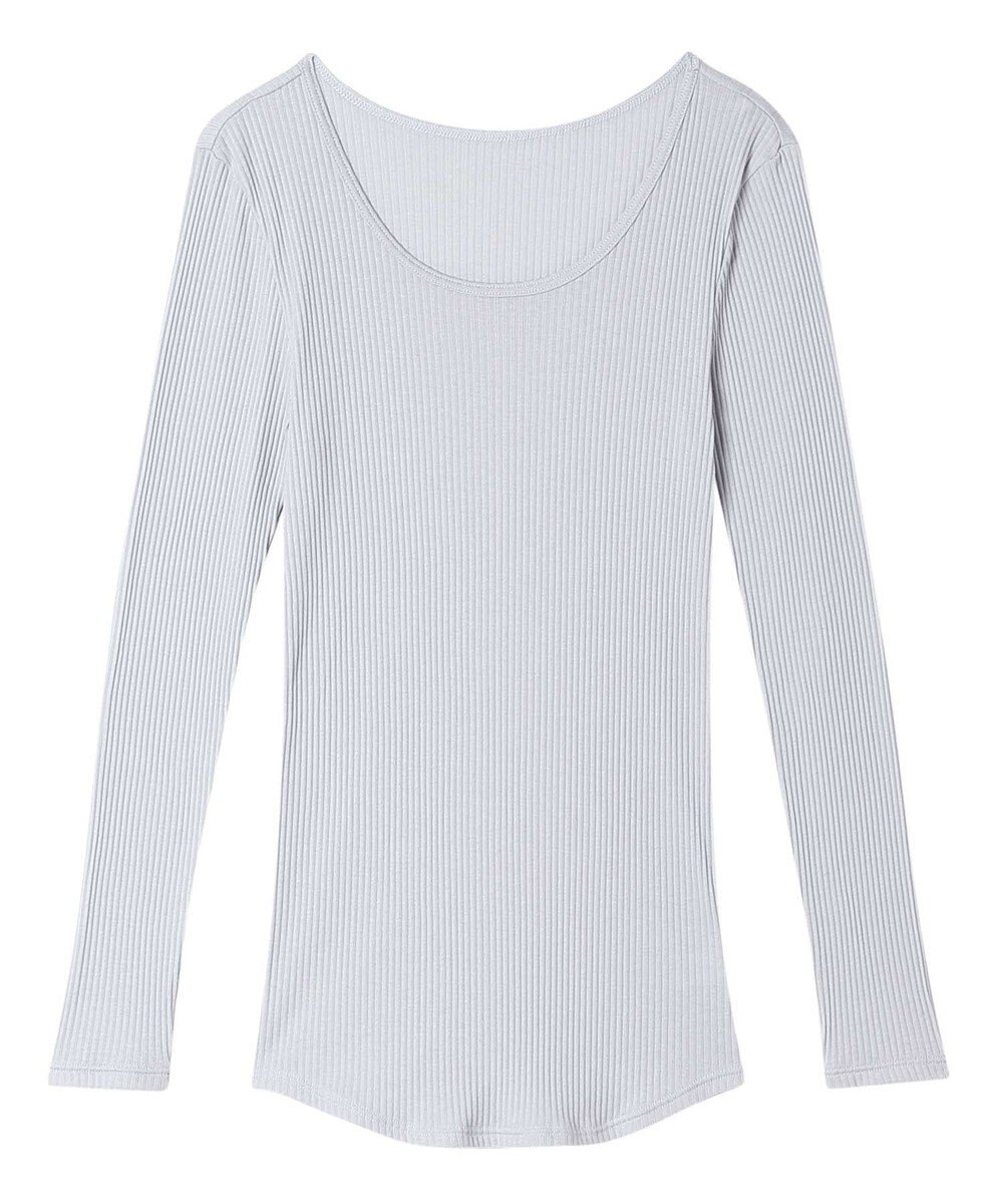 une nana cool 綿100% リブ編みコットン 長袖シャツ 