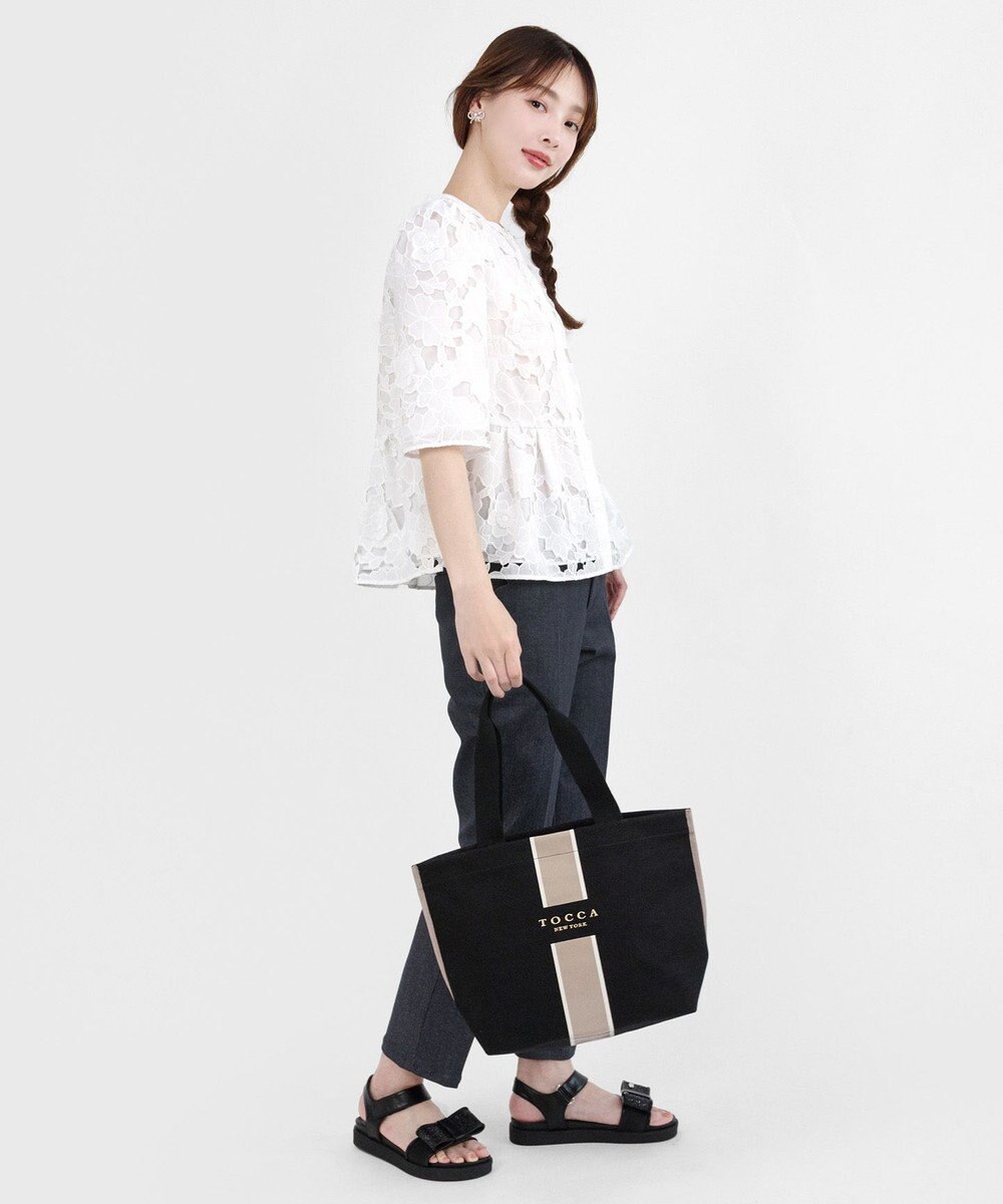 TOCCA 【A4サイズ対応・WEB＆一部店舗限定】PASSI CANVASTOTE キャンバス トートバッグ 