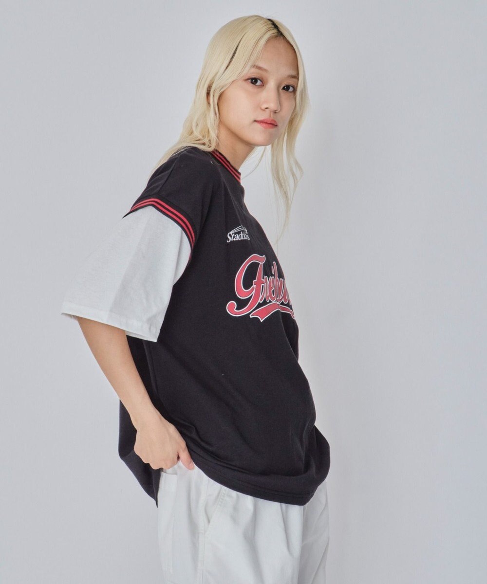 WEGO 【ユニセックス着用ITEM/MLサイズ展開】フェイクタンクグラフィックT（SS） 