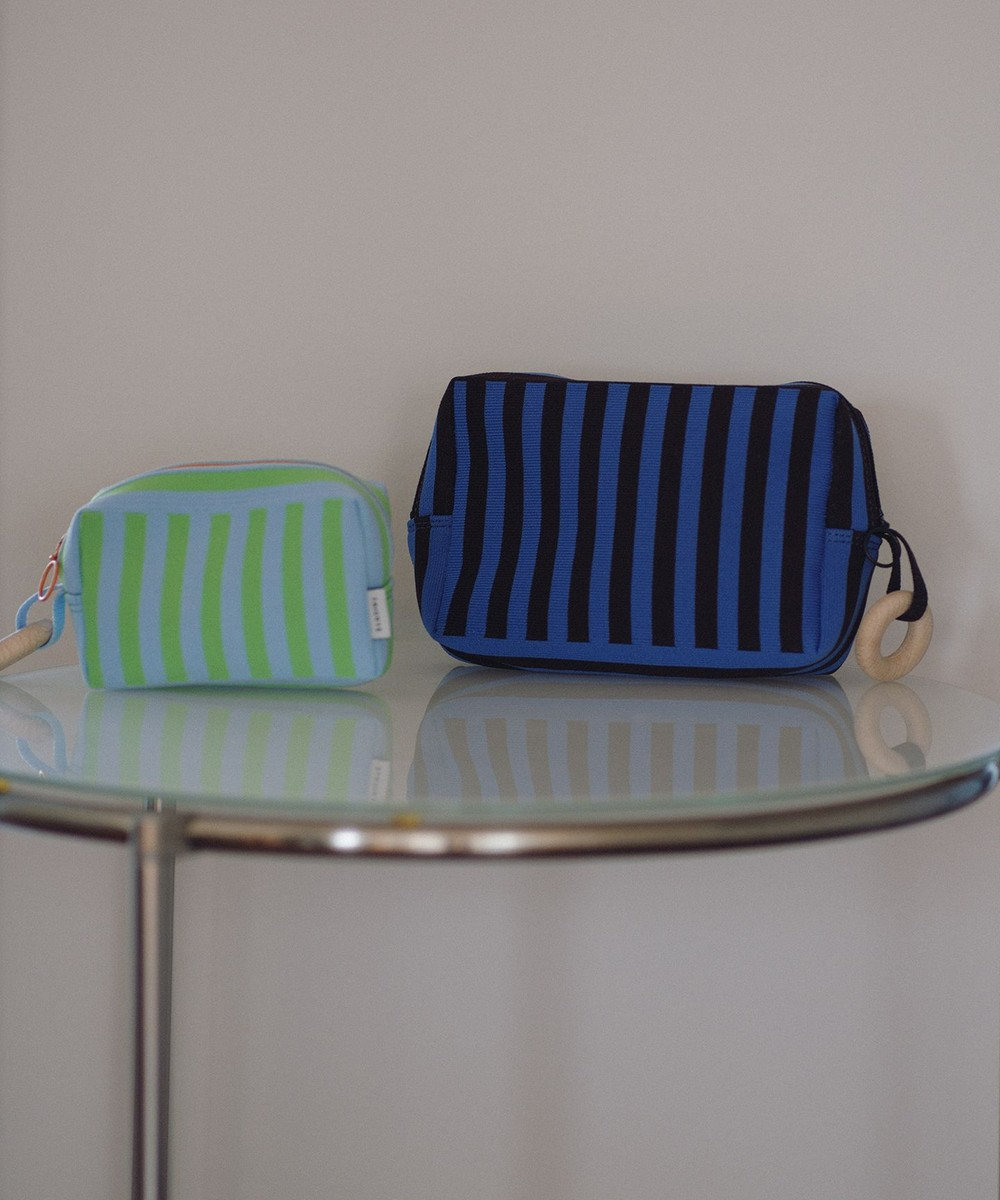 TRICOTE ストライプポーチ小 