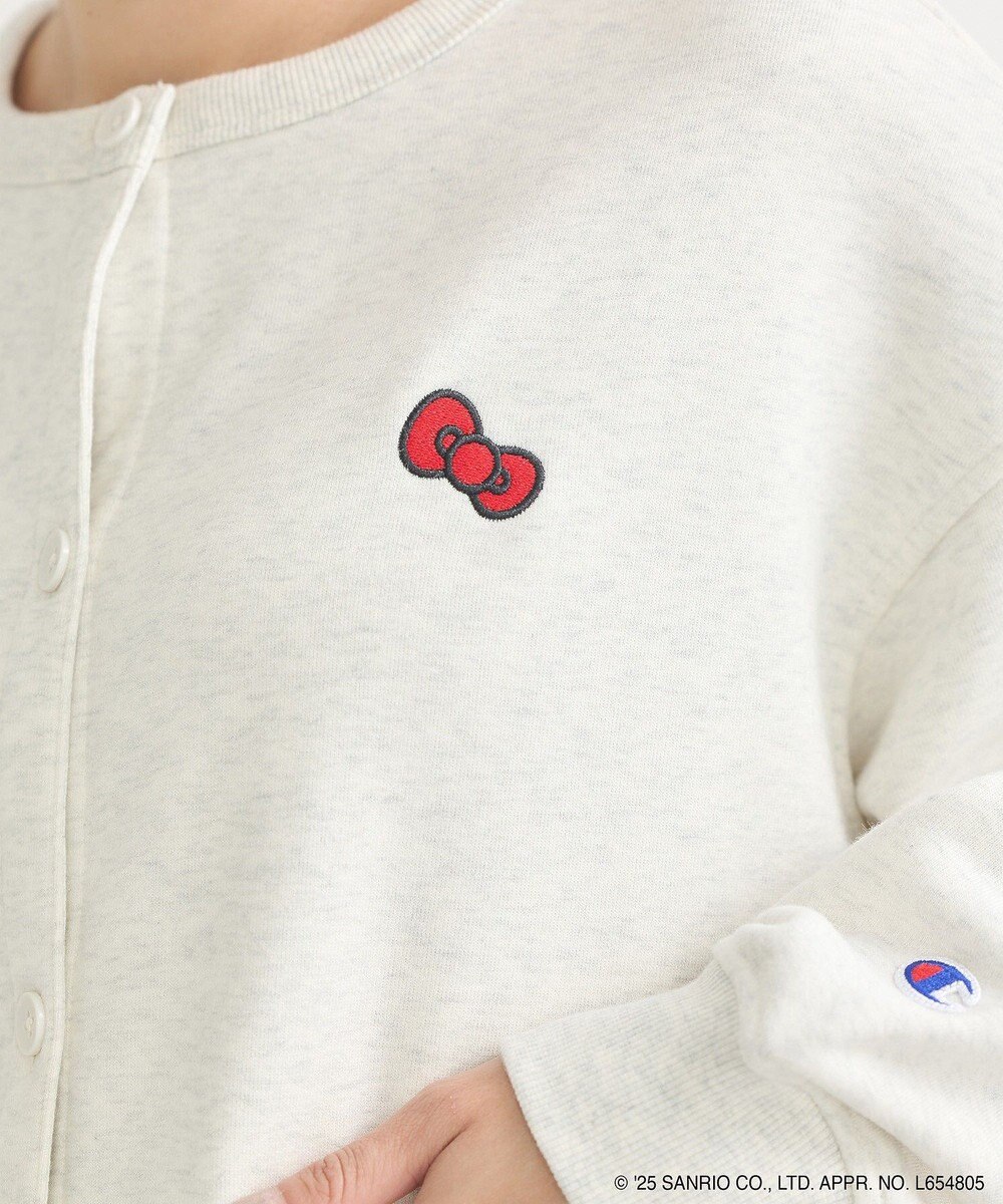 earth music&ecology チャンピオン　ハローキティ×ｅｍａｅ裏毛カーディガン 