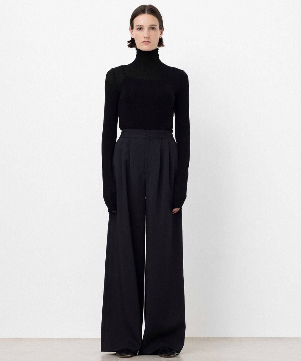 NAVE 【ReNAVE・洗える/UVカット】スパンポリエステル パンツ 