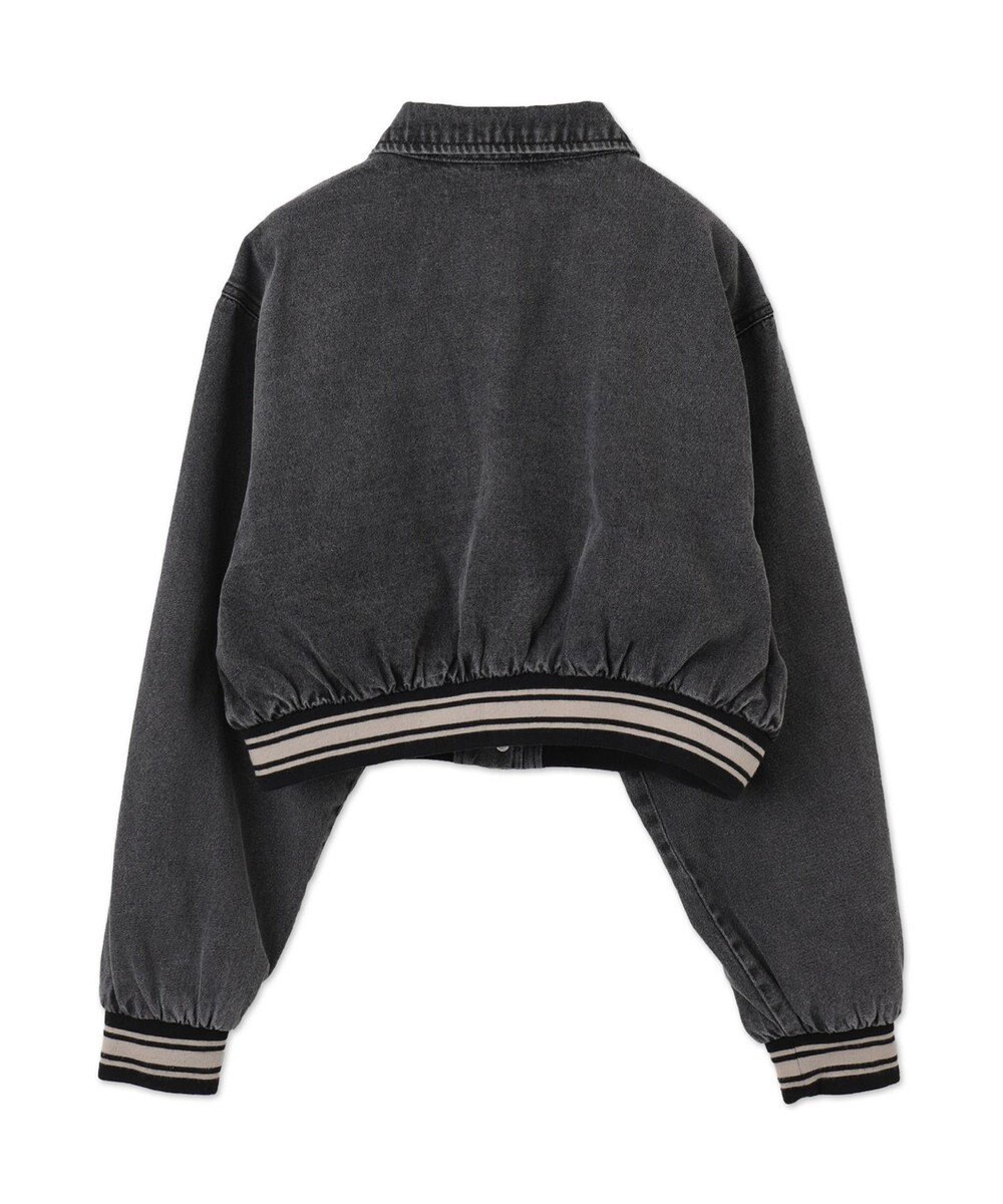 WEGO スタジアムロゴデニムショートスタジャン 