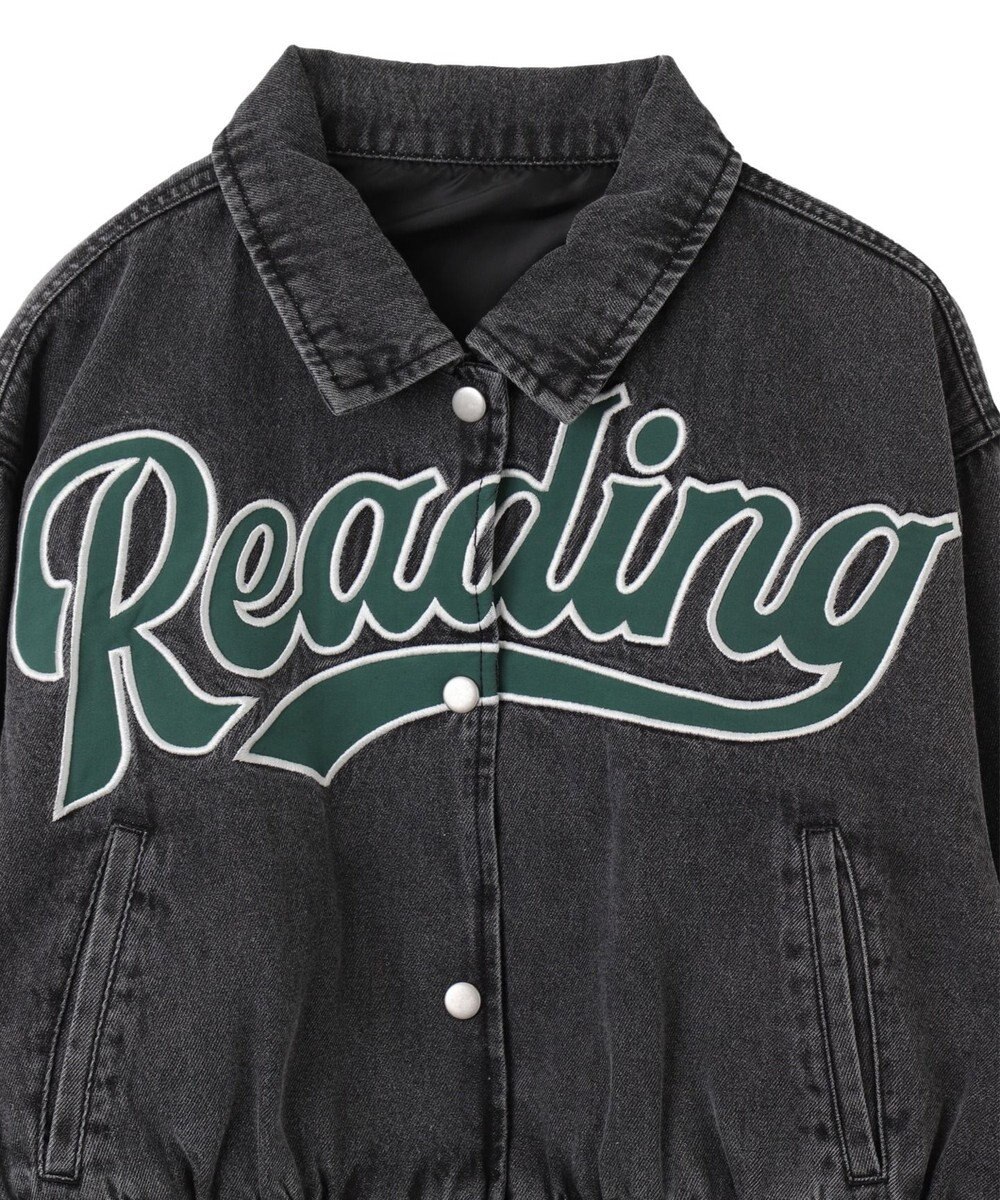 WEGO スタジアムロゴデニムショートスタジャン 