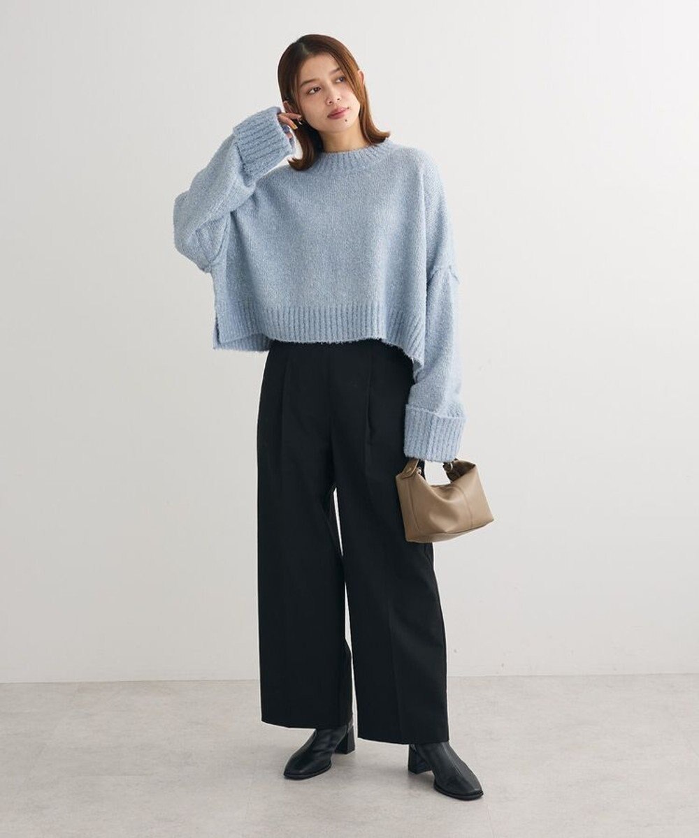 Green Parks ・Ｐｅｔｉｔ　Ｆｌｅｕｒ　ブークレワイドニット 