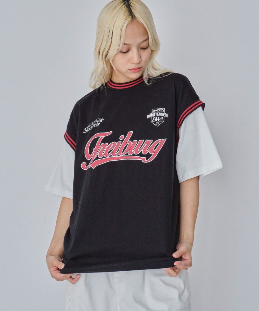 WEGO 【ユニセックス着用ITEM/MLサイズ展開】フェイクタンクグラフィックT（SS） 