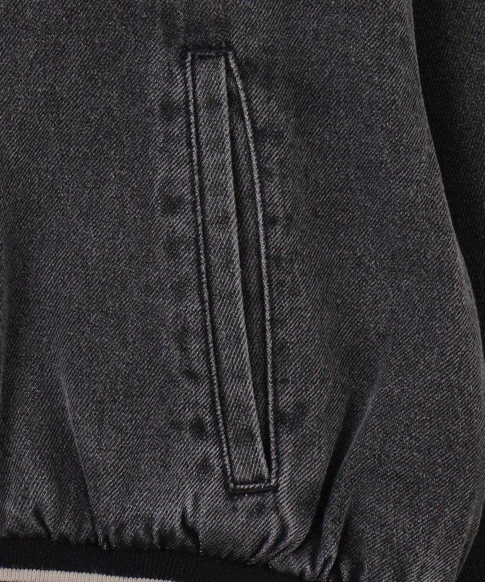 WEGO スタジアムロゴデニムショートスタジャン 