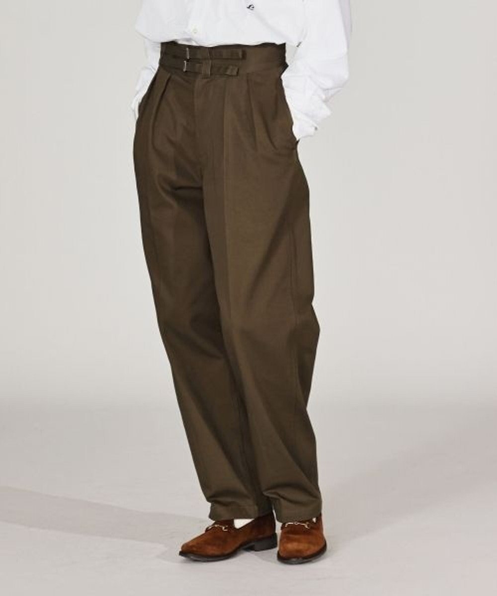 LENO DOUBLE BELTED GURKHA TROUSERS 《UNISEX》 ダブルベルトグルカパンツ 