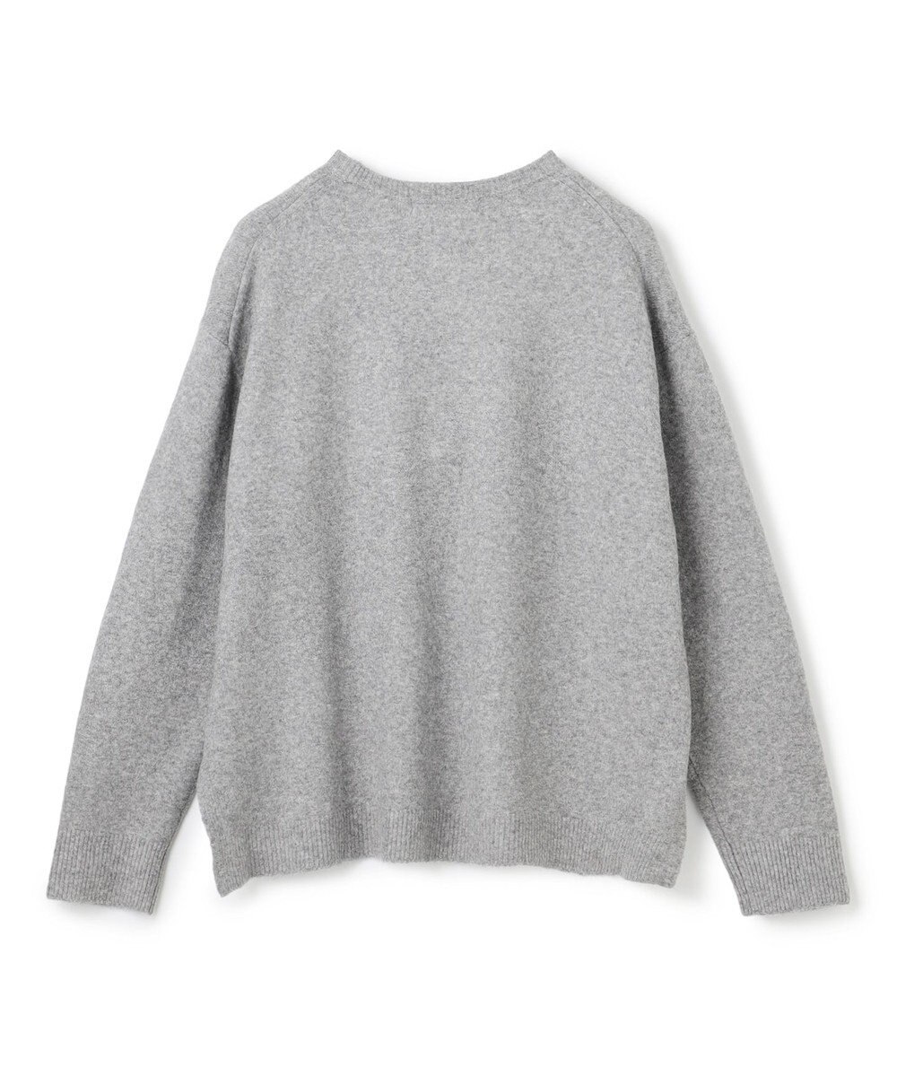 UNFILO ふわふわニット ロゴジャガード 