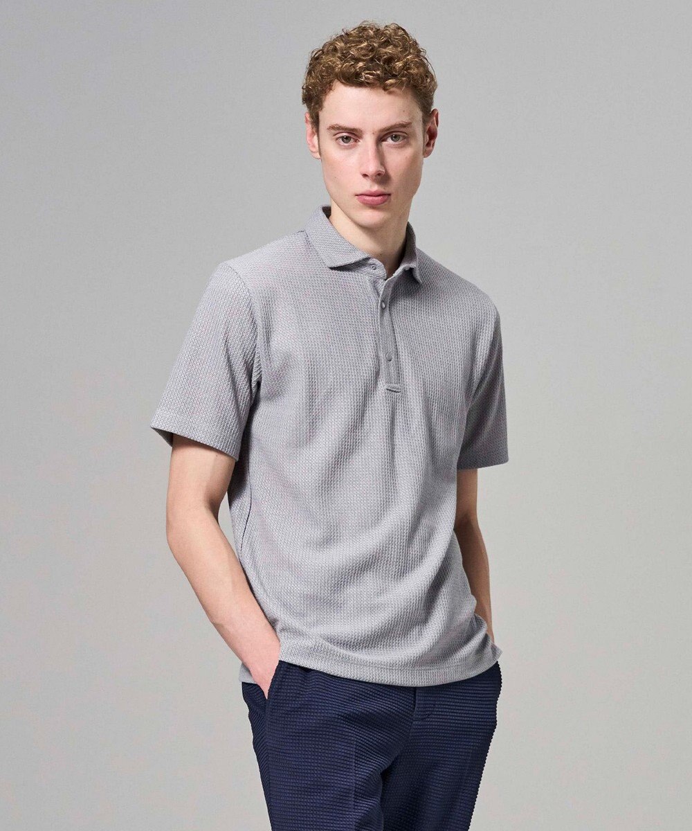 JOSEPH HOMME 【新型】メランジクロスジャージー　ポロシャツ 