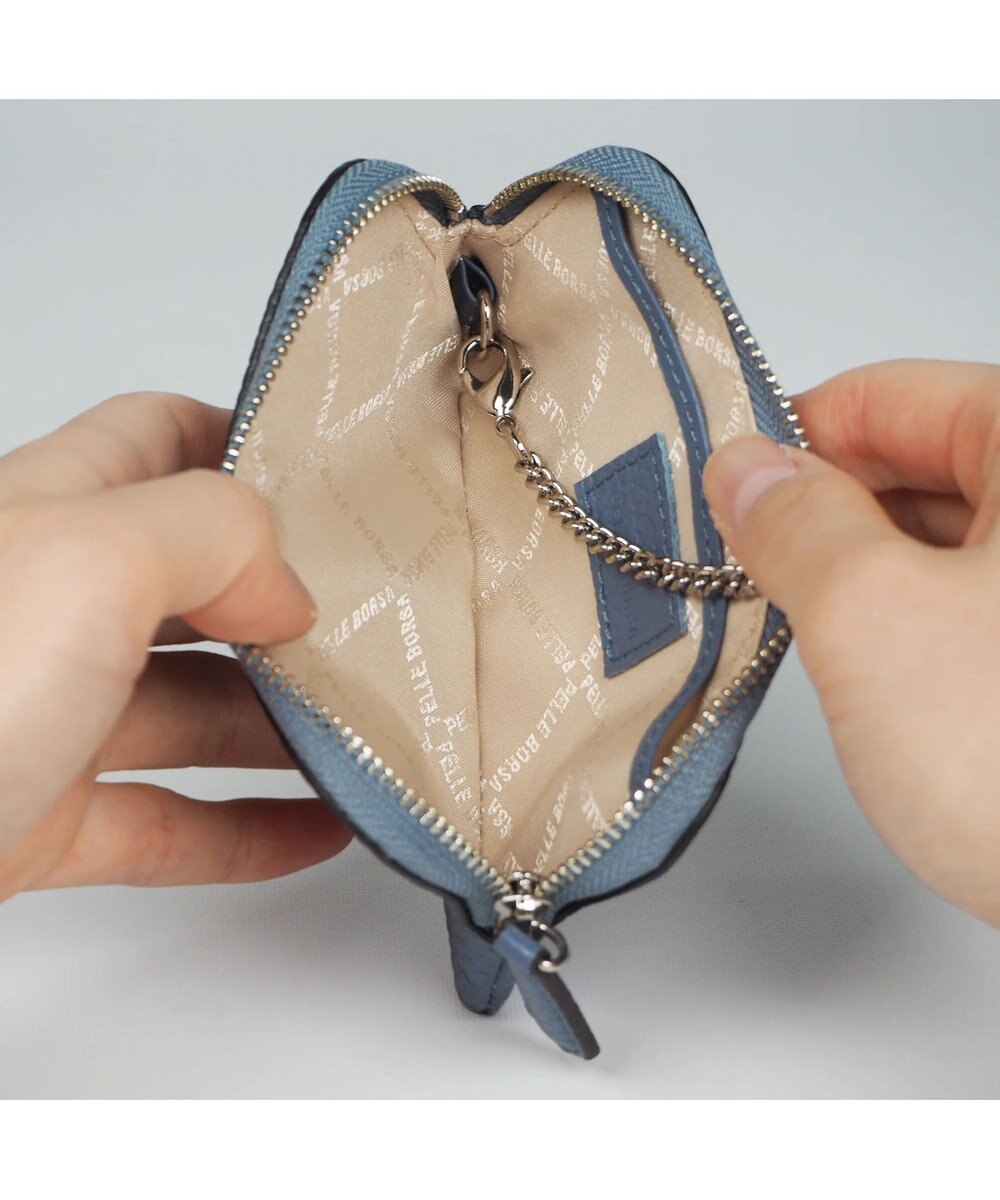 PELLE BORSA ラウンドファスナーキーポーチ Comfy コンフィー 6712 