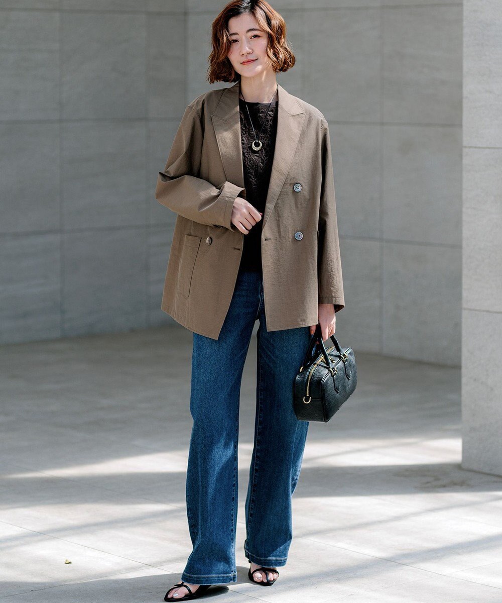 23区 【先行予約】MANTECOブライトワッシャー ダブル ジャケット 