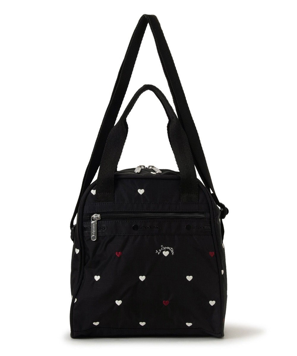 LeSportsac N/S MINI SATCHEL/レッド/ホワイトハートEMB 